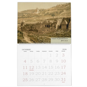 Calendario Biblia Cristiana Personalizada Foto Antiguo Iglesi