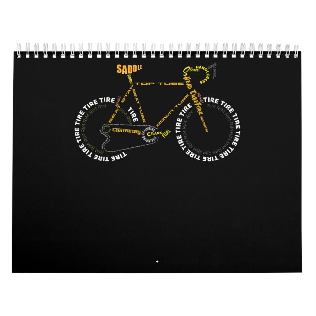 Calendario Bicicleta    AnatomíaCiclismo Cuto Es Regalo De Vi (Tapa)