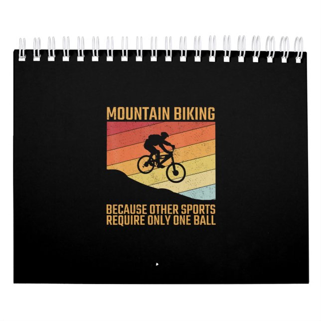 Calendario bicicleta de montaña mtb fuera (Tapa)
