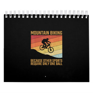 Calendario bicicleta de montaña mtb fuera
