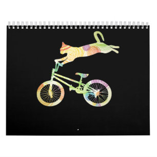 Calendario Bicicleta para bicicletas de gato - Tu colección 
