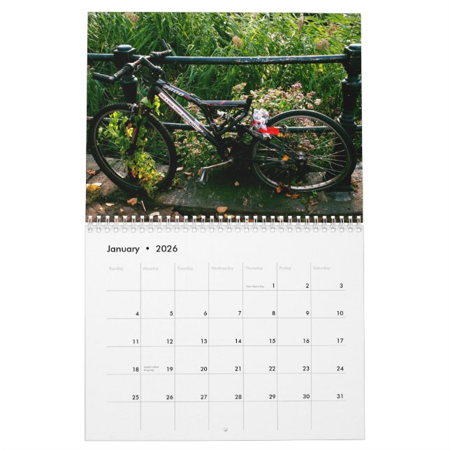 Calendario Bicicletas en Holanda (Jan 2026)