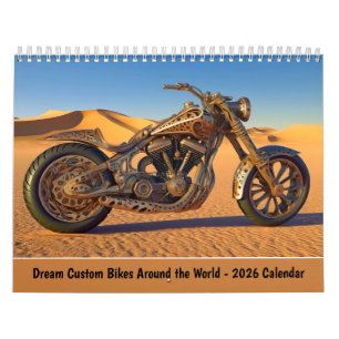 Calendario Bicicletas Personalizadas Soñadas en Todo el Mundo