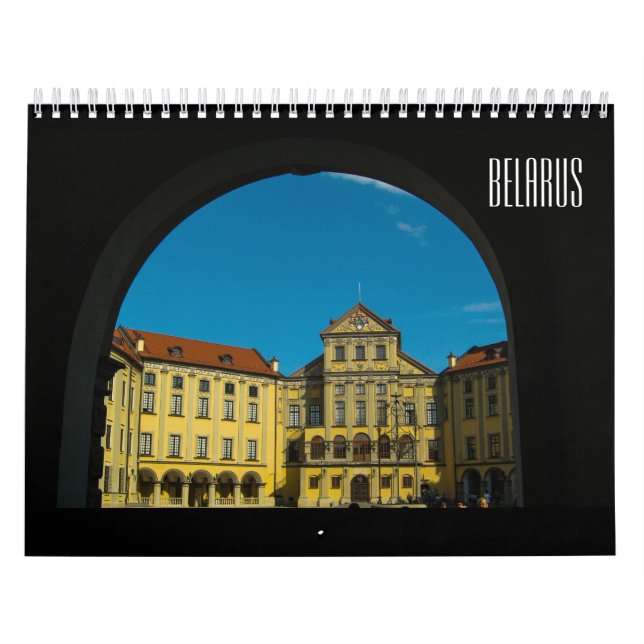 Calendario Bielorrusia Arquitectura Mir Grodno Minsk (Tapa)
