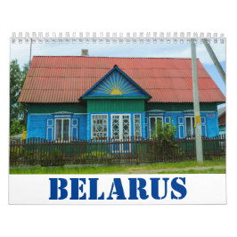 Calendario Bielorrusia: Casas antiguas