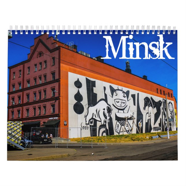 Calendario Bielorrusia Distrito de Graffiti Arquitectura de M (Tapa)