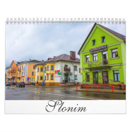Calendario Bielorrusia Slonim Architecture Landscape City Str