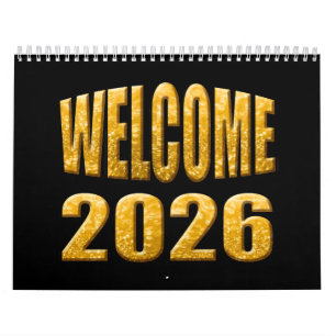 Calendario bienvenido 2026