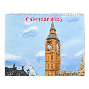 Calendario Big Ben de Londres 2025