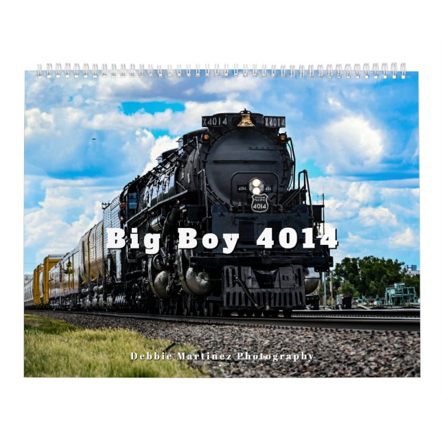 Calendario Big Boy 4014 en Wyoming (Tapa)