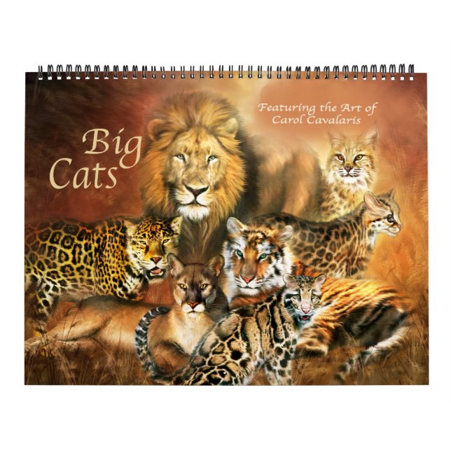 Calendario Big Cat Art Calendar (Tapa)
