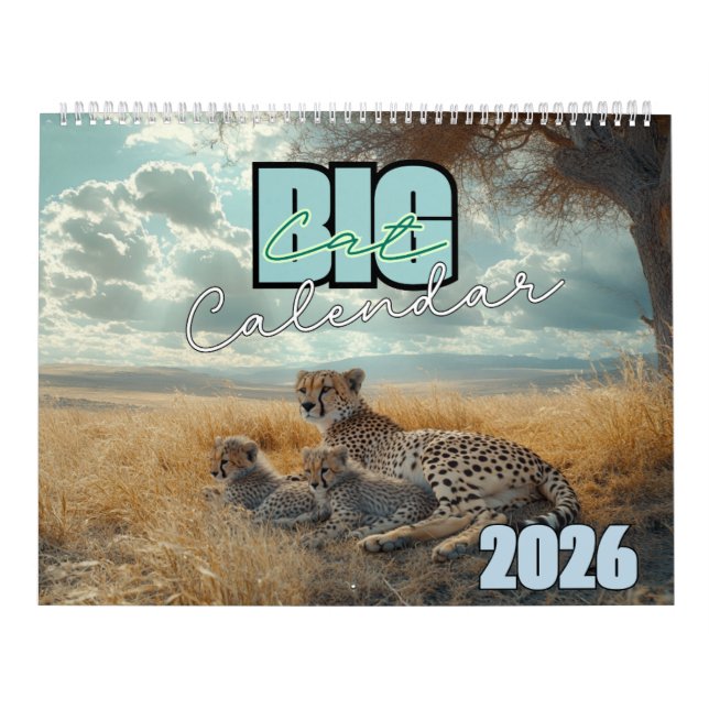Calendario Big Cat Calendar 2025 (Tapa)