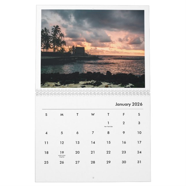 Calendario Big Island, Small Moments 2026 Calendar (Jan 2026)