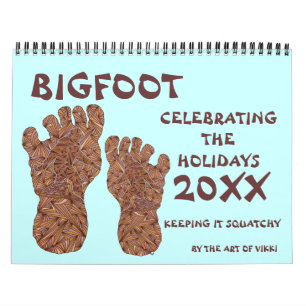 Calendario Bigfoot Sasquatch Cryptid Geek 2015