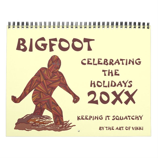 Calendario Bigfoot Sasquatch Cryptid Geek 2015 (Tapa)