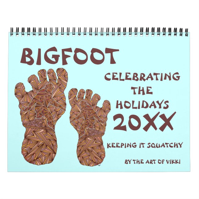 Calendario Bigfoot Sasquatch Cryptid Geek 20XX (Tapa)