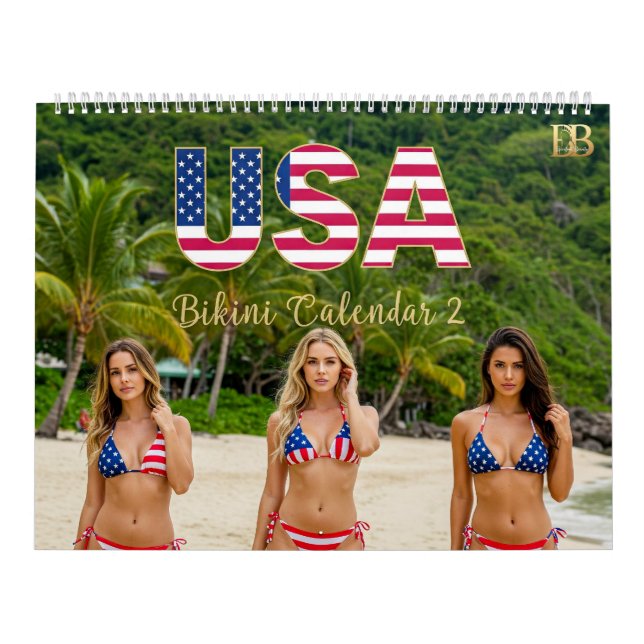 Calendario bikini 2 de Estados Unidos (Tapa)