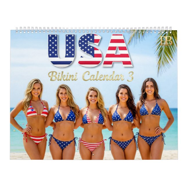 Calendario bikini 3 de Estados Unidos (Tapa)