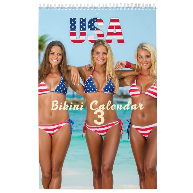 Calendario bikini 3 de Estados Unidos (Tapa)
