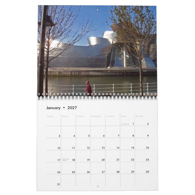 Calendario BILBAO, España, 2012 (Jan 2027)