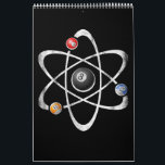 Calendario Billiards Pool Hall Sport Átomo Science<br><div class="desc">Billiards Pool Hall Sport Átomo Science</div>