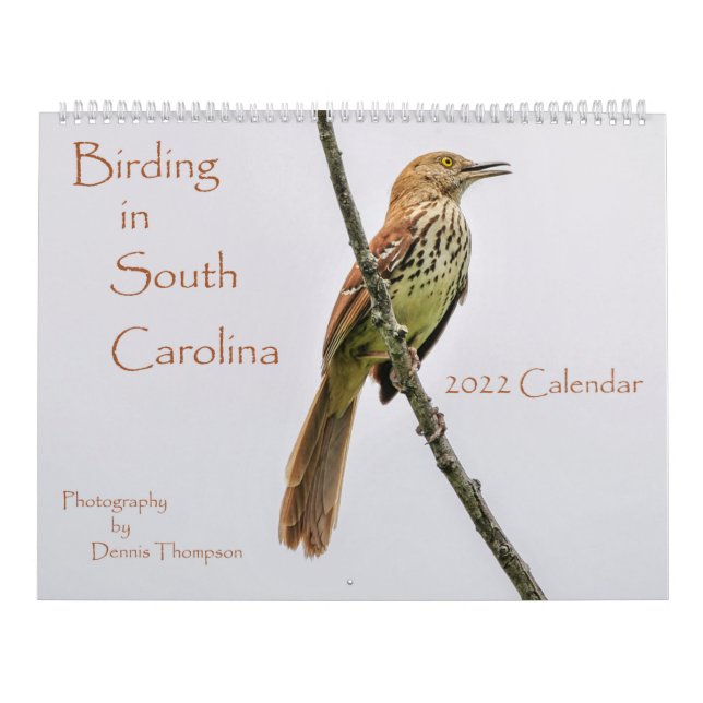 Calendario Birding in South Carolina Calendar 2022 (Tapa)