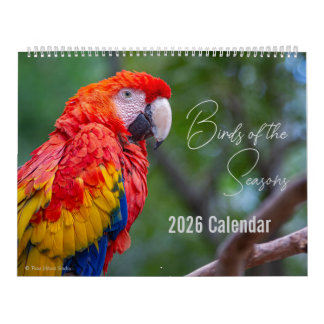 Calendario Birds of the Seasons 12 Month Nature Calendar