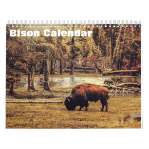Calendario Bison Buffalo 2025