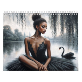 Calendario Black Ballerinas Ballet Art Calendar