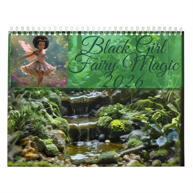 Calendario Black Girl Fairy Magic 2026 Calendar (Tapa)
