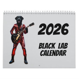 Calendario Black Lab Calendar