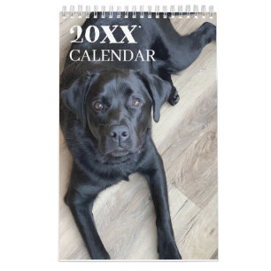 Calendario Black Lab Labrador Retriever