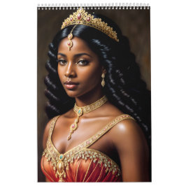 Calendario Black Queens and Princesses Royal