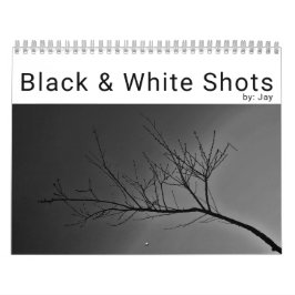 Calendario Blanco y negro
