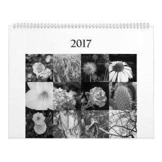 calendario blanco y negro para los amantes de