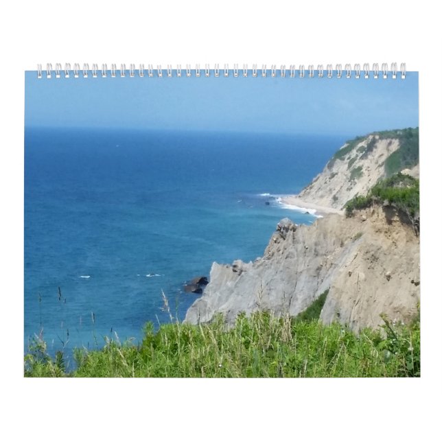 Calendario Block Island Bluffs - Isla Block, Isla Rhode (Tapa)