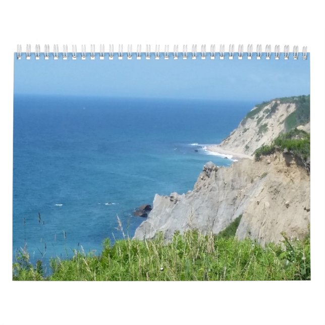 Calendario Block Island Bluffs - Isla Block, Isla Rhode (Tapa)