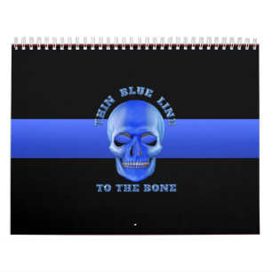Calendario Blue Line fino al hueso