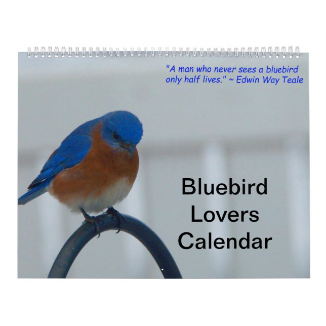 Calendario Bluebird Lovers (Tapa)