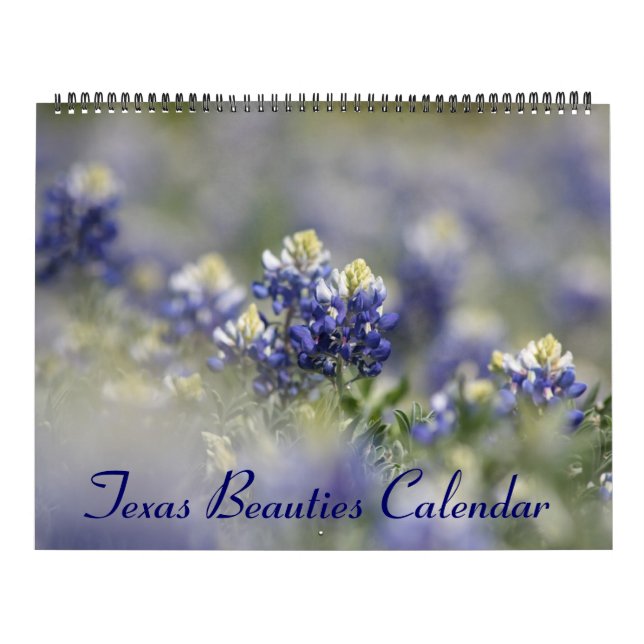 Calendario Bluebonnets de Texas 2023 (Tapa)
