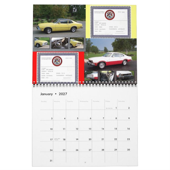 calendario blu's Mavericks and Comets 2010 (Jan 2027)