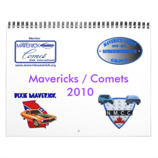 calendario blu's Mavericks and Comets 2010