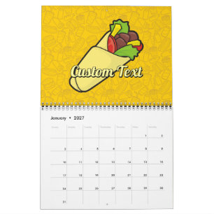 Calendario Bocadillo de tortilla envuelto