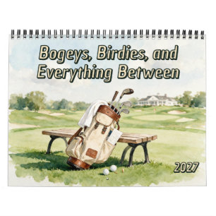 Calendario Bogeys, Birdies y Todo lo Demás Entre Golf Diverti