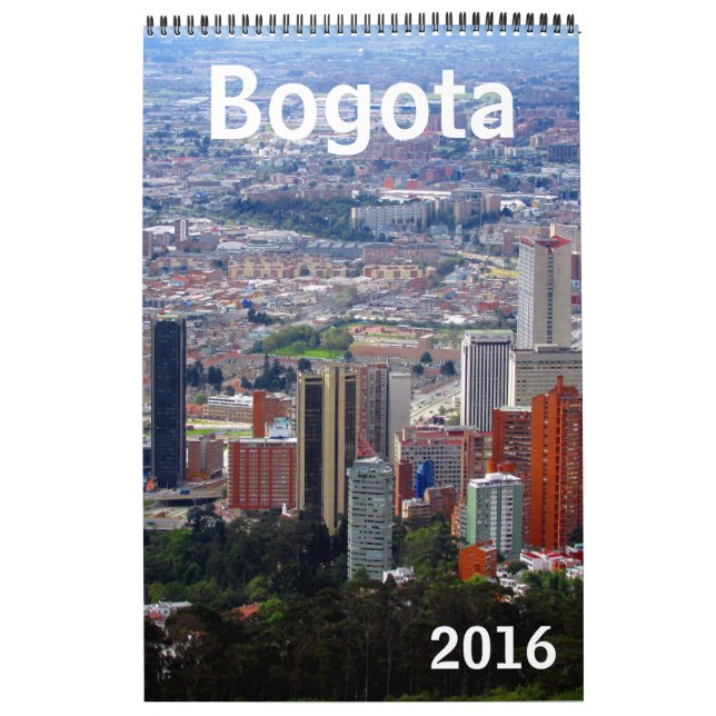Calendario Bogotá Colombia 2016 (Tapa)