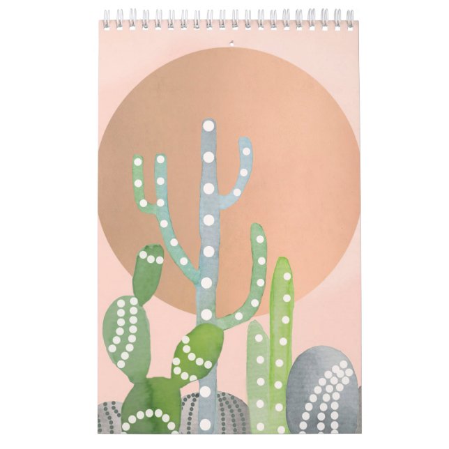 Calendario Bohemian Cactus (Tapa)
