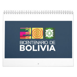 Calendario Bolivia 200 años libres
