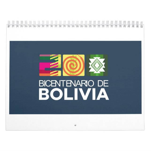 Calendario Bolivia 200 años libres (Tapa)