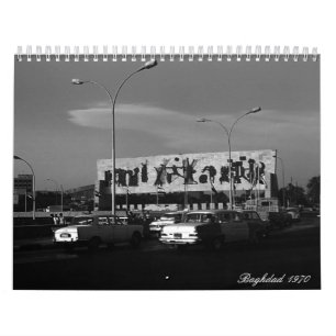 Calendario Bolso vintage Irak bagdad 1970