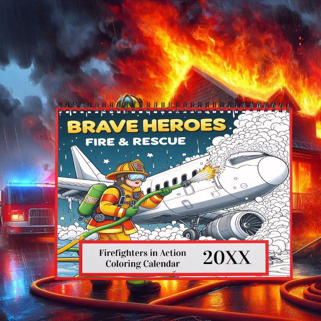 Calendario Bomberos en acción Coloring 2025/2026 (Subido por el creador)